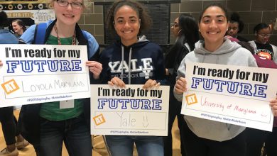 PGPCS graduating seniors are encouraged to share their college plans on social media. (Courtesy of PGCPS)